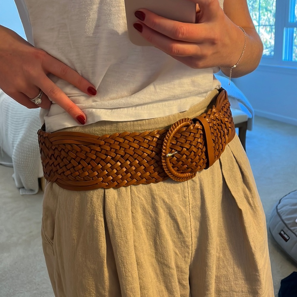 Abercrombie & Fitch Genuine Brown Leather Belt